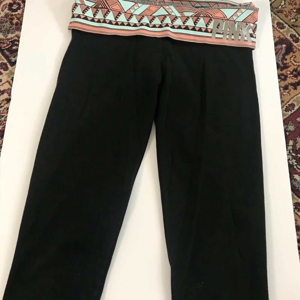 PINK VICTORIA SECRET YOGA PANTS SIZE‎ SP